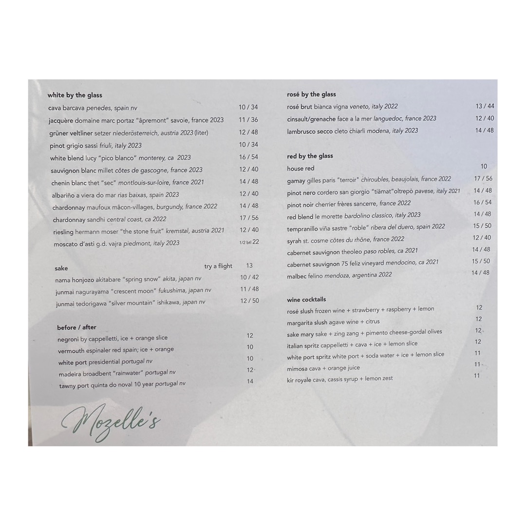 Mozelle's Menu - Image 2